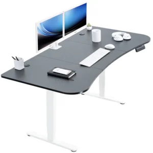 63" x 32" Dual Motor Electric Desk with Push Button Memory Controller