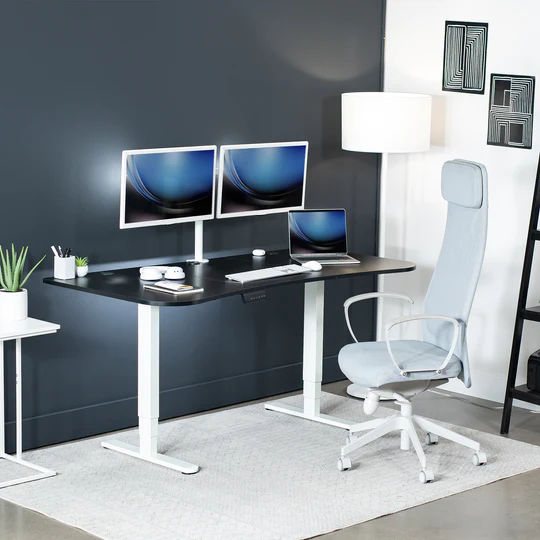 63" x 32" Dual Motor Electric Desk with Push Button Memory Controller - Image 4